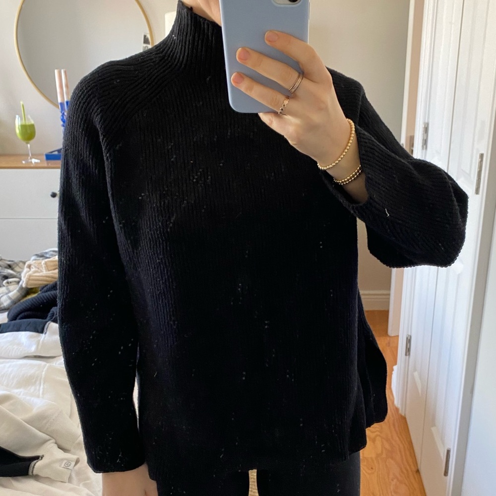 Black Zara Turtleneck